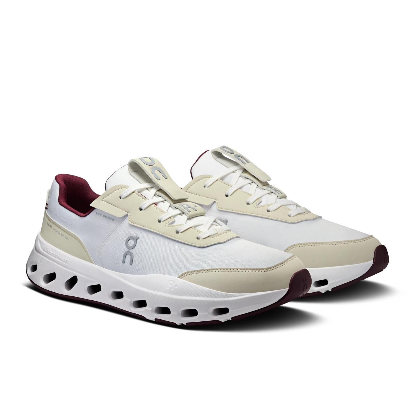 On Running THE ROGER Wildcard Ivory | Maroon