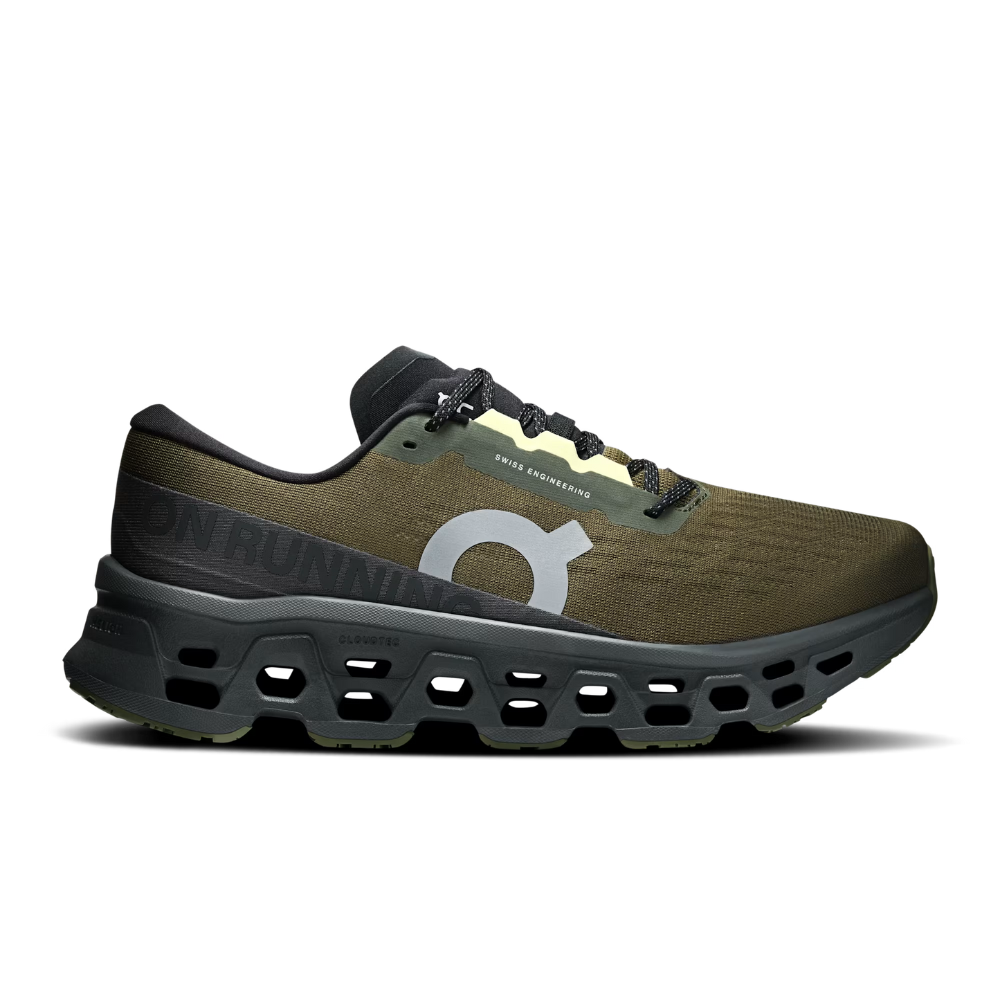 On Running Cloudmonster 3 Olive | Eclipse