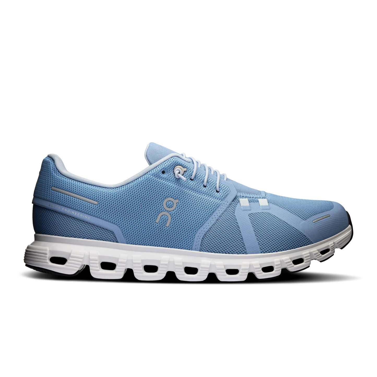 On Running Cloud 6 Chambray | White