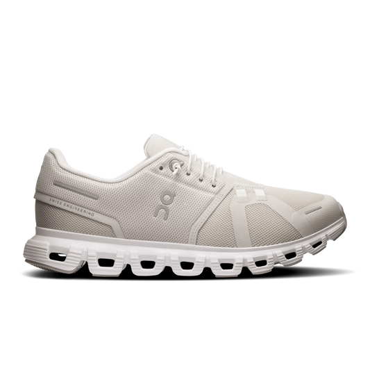 On Running Cloud 6 Pearl | White