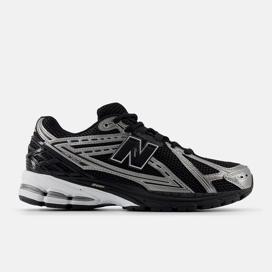 New Balance 1906R Black with Dark Silver Metallic and Gold Metallic