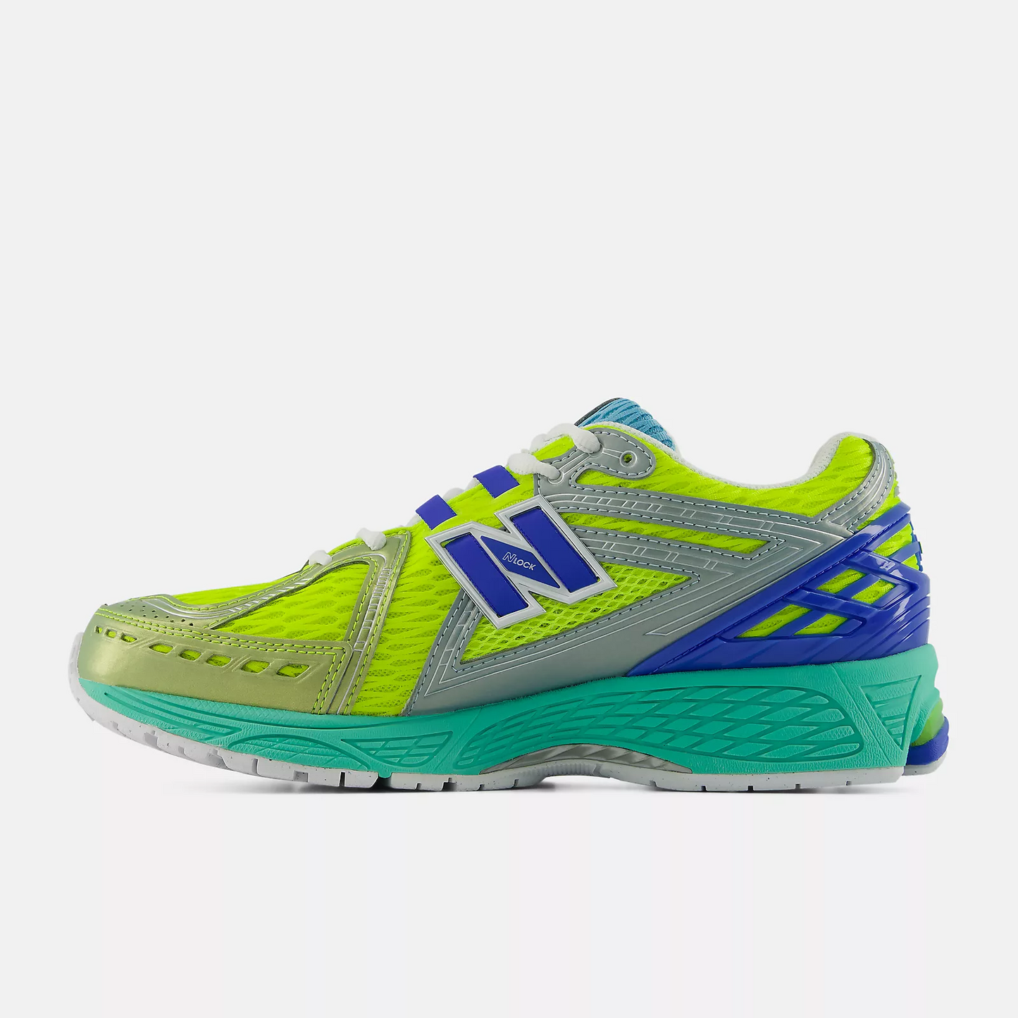 New Balance 1906R Alkaline Green with Blue Bird