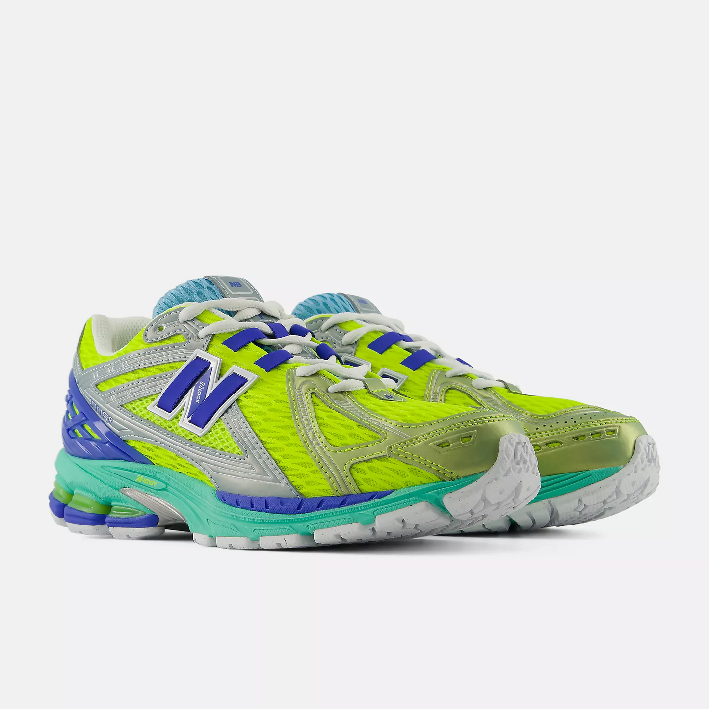 New Balance 1906R Alkaline Green with Blue Bird
