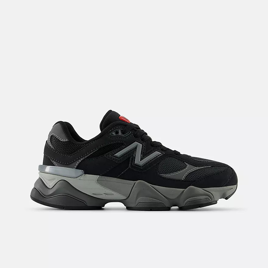 New Balance 9060 Lace Big Kids Black with Castlerock