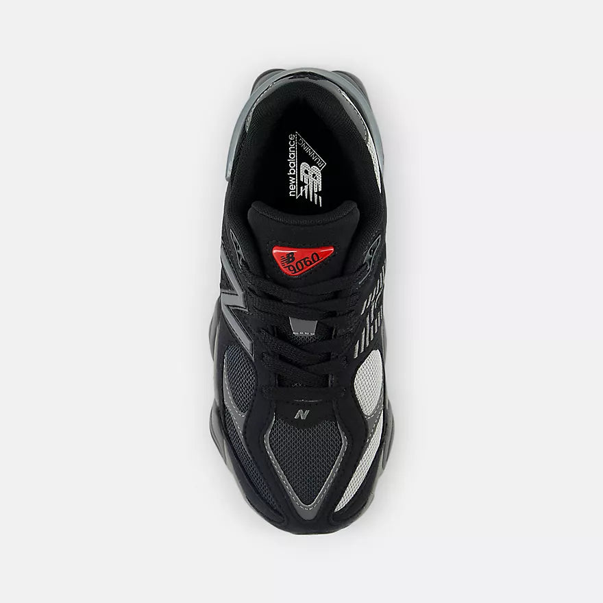 New Balance 9060 Lace Big Kids Black with Castlerock