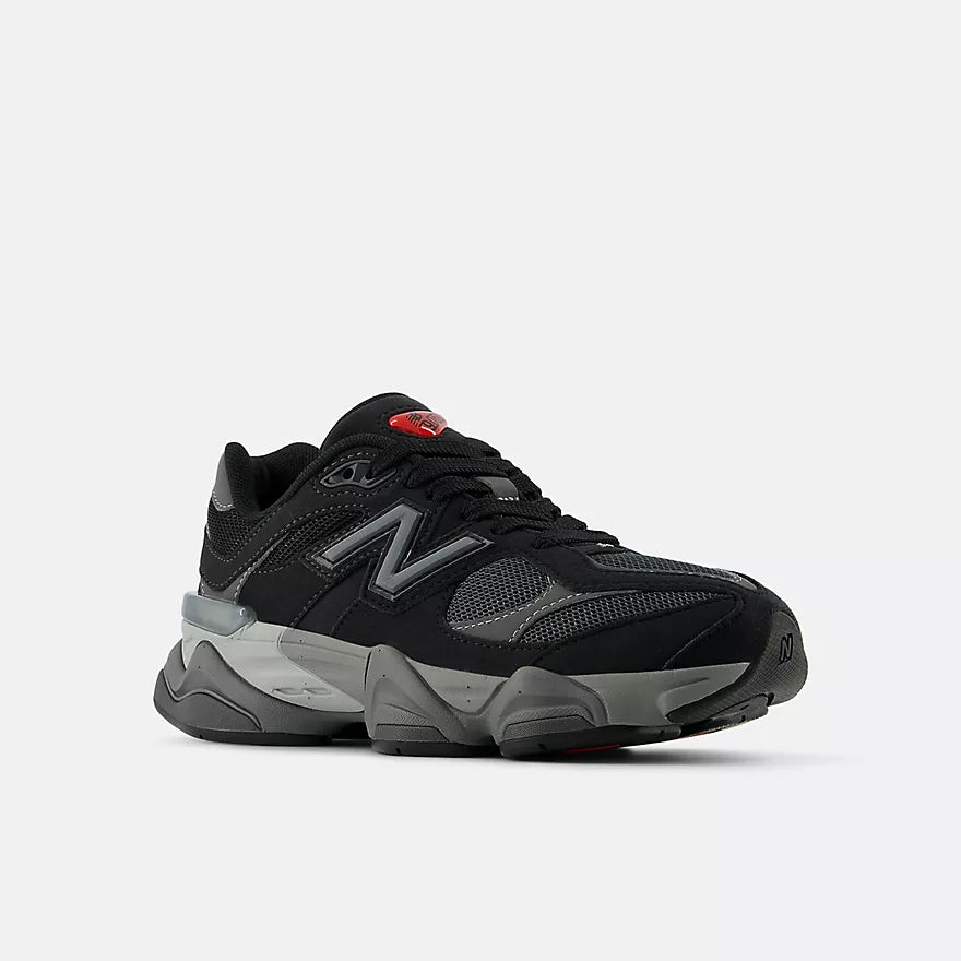 New Balance 9060 Lace Big Kids Black with Castlerock