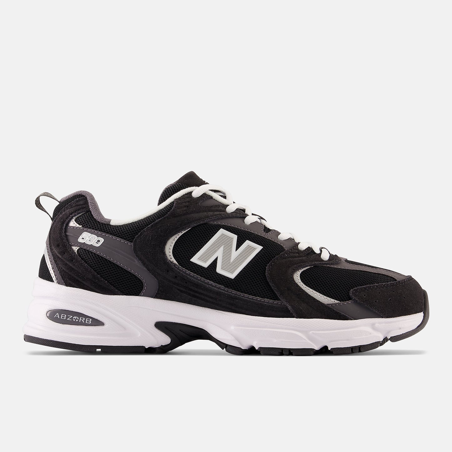 New Balance 530 Black With Magnet And Silver Metallic