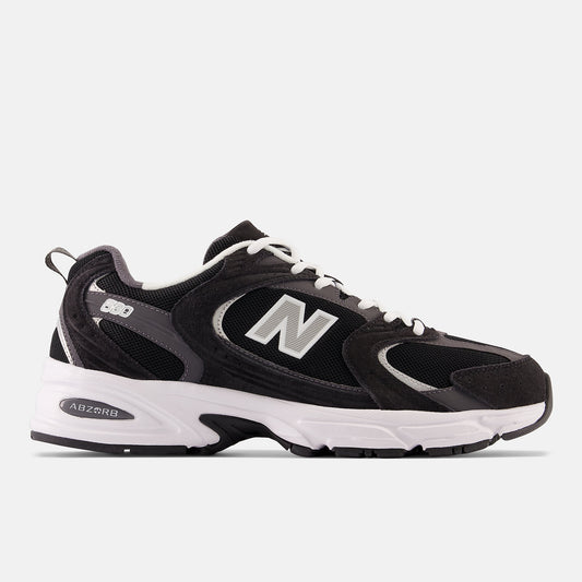 New Balance 530 Black With Magnet And Silver Metallic