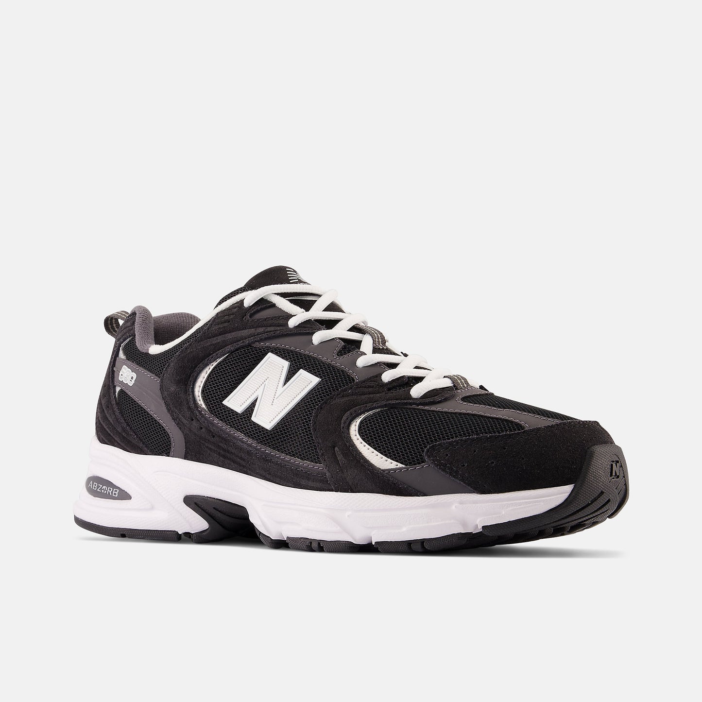 New Balance 530 Black With Magnet And Silver Metallic