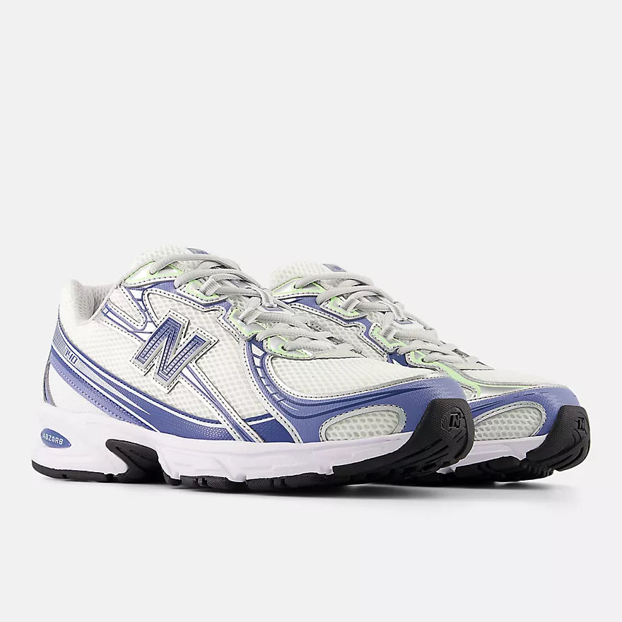 New Balance 740 White with Magic Blue