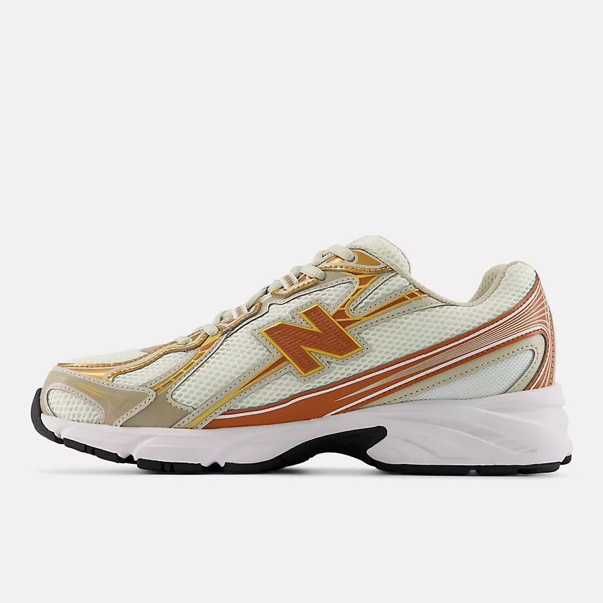 New Balance 740 White with Cinnamon