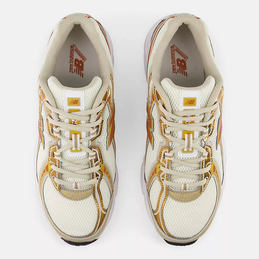 New Balance 740 White with Cinnamon