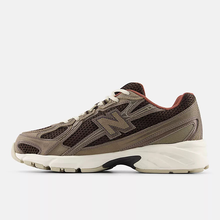 New Balance 740 Cortado with Thunder Bronw and Red Rock