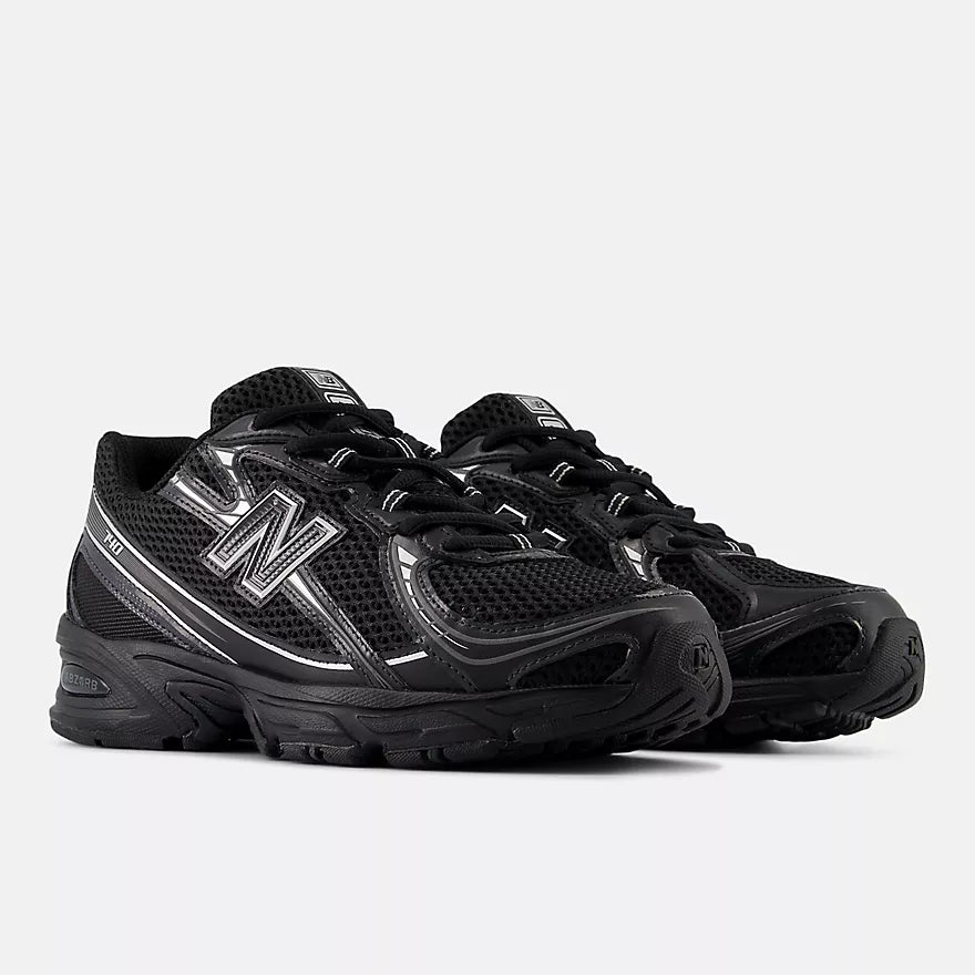 New Balance 740 Black with Silver Metallic