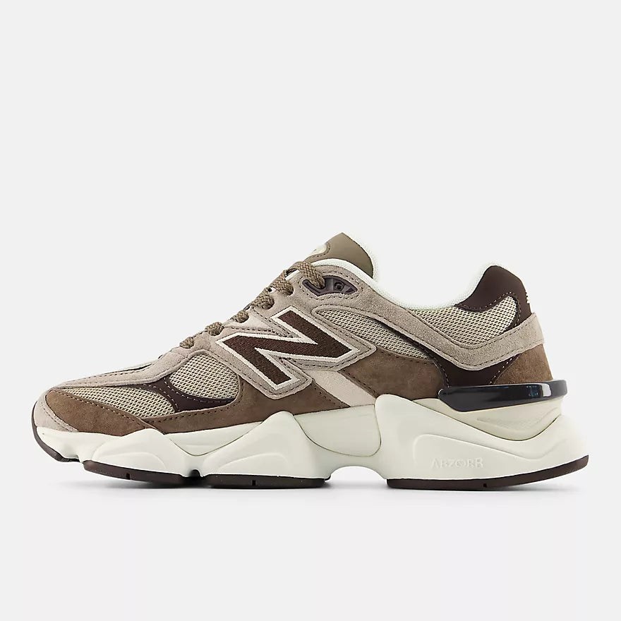 New Balance 9060 Thunder Brown with Stoneware and Black Coffee