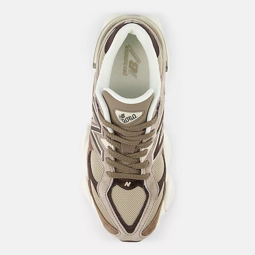 New Balance 9060 Thunder Brown with Stoneware and Black Coffee