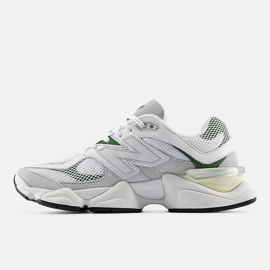 New Balance 9060 White with Apollo Gold