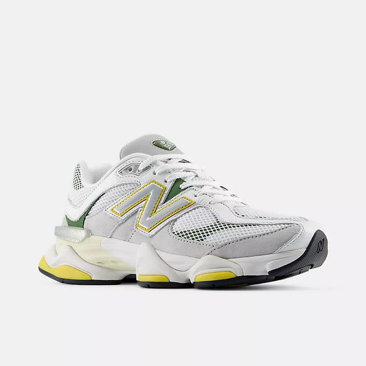 New Balance 9060 White with Apollo Gold