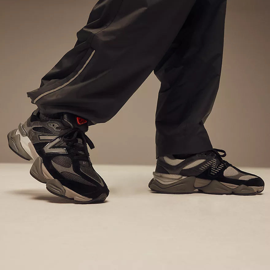 New Balance 9060 Black with Castle Rock and Rain Cloud