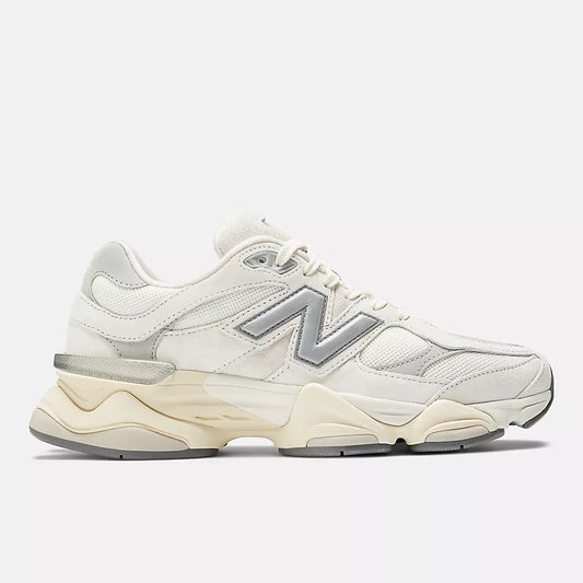 New Balance 9060 Sea Salt with Concrete and Silver Metallic