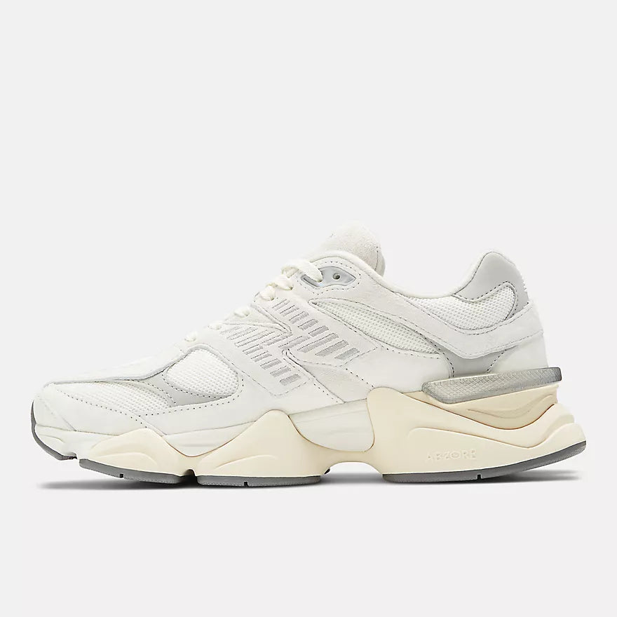 New Balance 9060 Sea Salt with Concrete and Silver Metallic