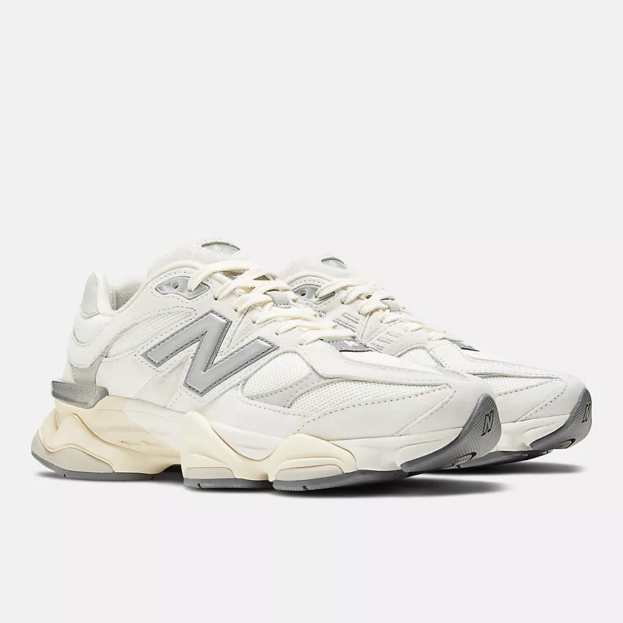 New Balance 9060 Sea Salt with Concrete and Silver Metallic