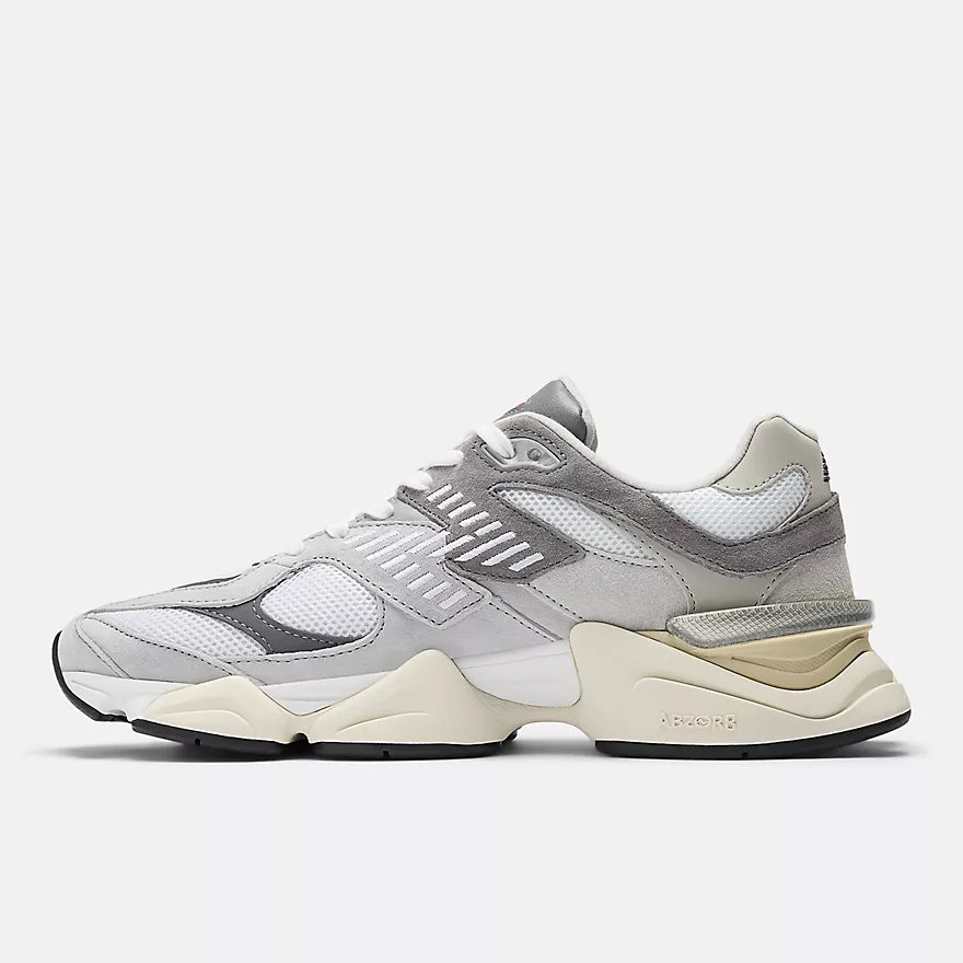 New Balance 9060 Rain Cloud with Castlerock and White